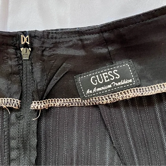 Y2K Vintage Striped GUESS Mini Skirt - Picture 3 of 8